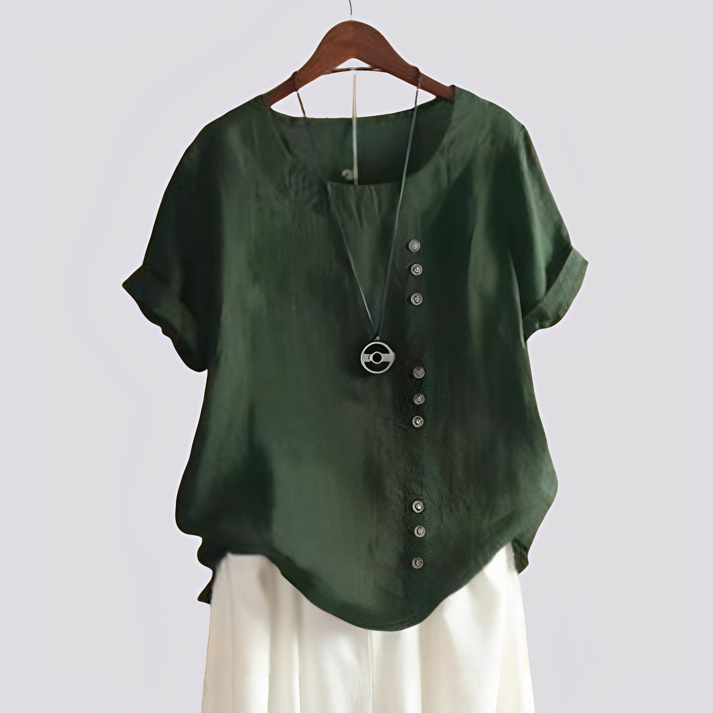 Isabelle - Bequemes Damen-Shirt mit kurzen Ärmeln