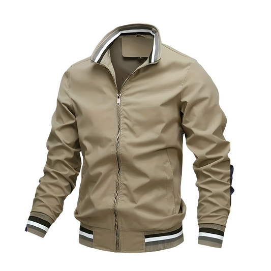Jeremy - Bequeme Herren-Bomberjacke mit Streifen