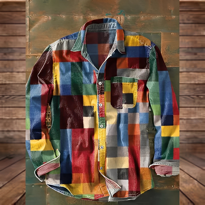 Gontran - Modisches Herrenhemd mit praktischer Tasche