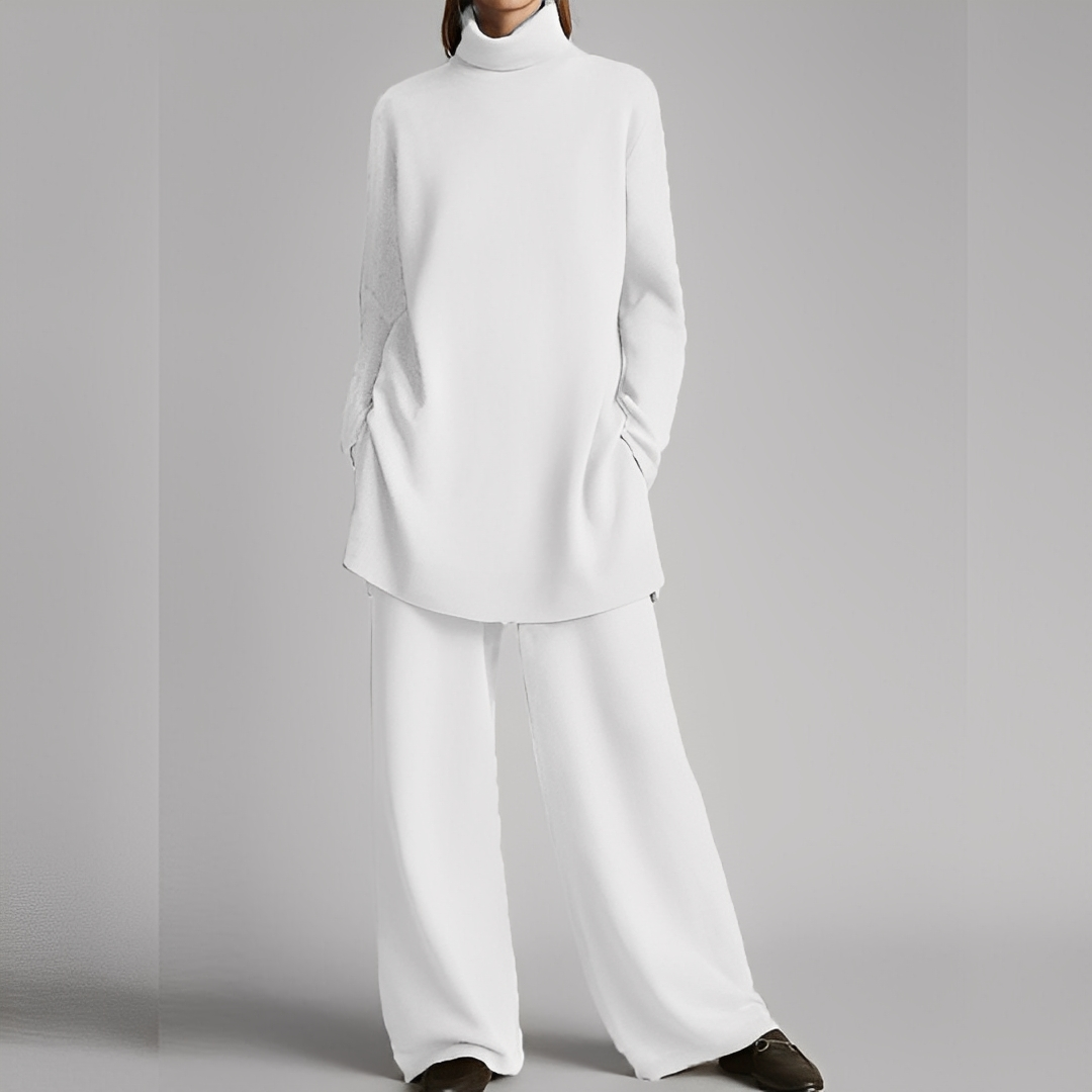 Mireille - Set leggero composto da maglione e pantaloni invernali da donna