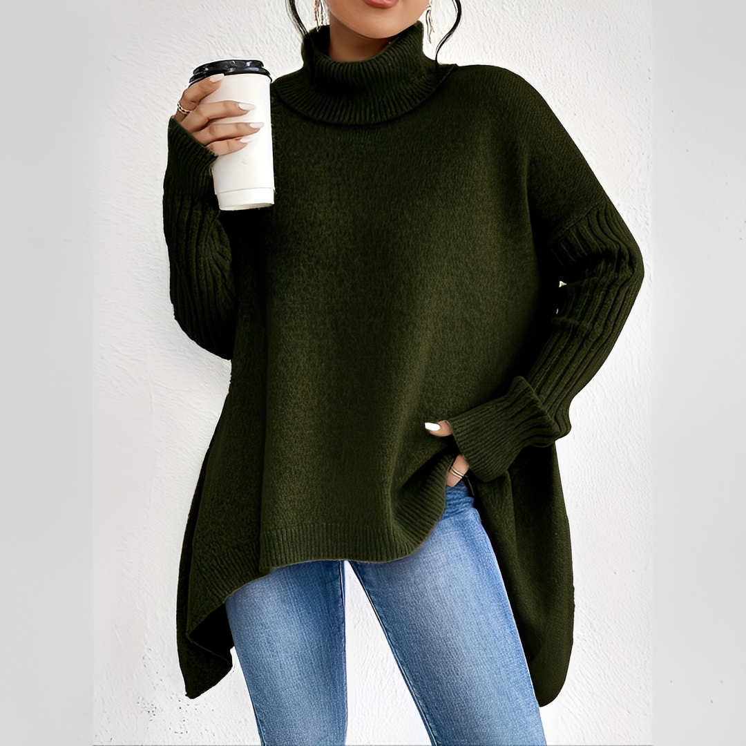 Maëlle - Damen-Kaschmir-Rollkragenpullover