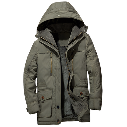 Bruce - Veste à capuche tendance pour homme avec doublure chaude