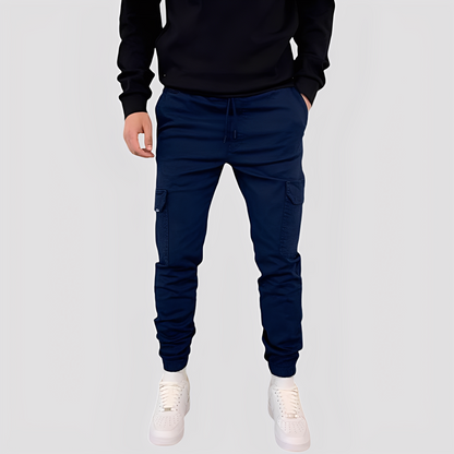 Brandon - Moderní cargo tepláky pro muže