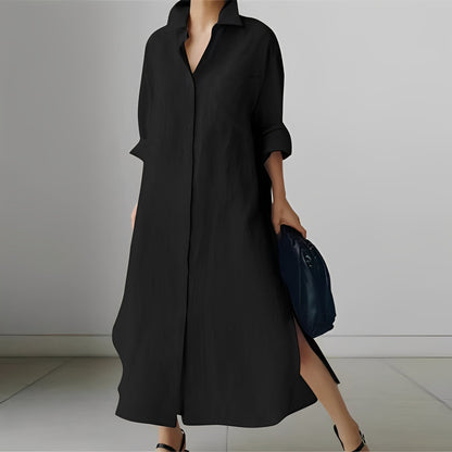 Patricia - Komfortables Oversize-Hemdkleid für Damen