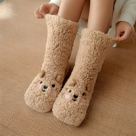 Caelie - Modische, süße, dicke Fleece-Socken für Damen