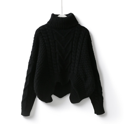 Catrina - Comfortable, warm turtleneck sweater for women