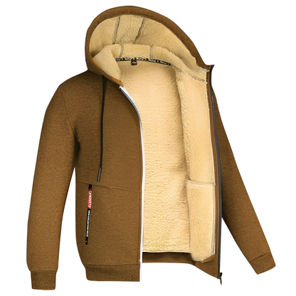 Raphael - Herren Kapuzenjacke mit warmem Fleece-Futter