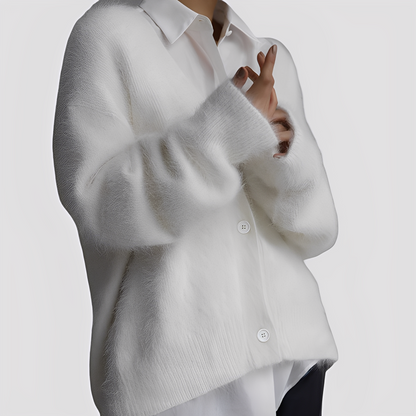 Lavena - Pull en cachemire pour femme, confortable et ample