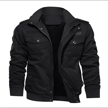 Gary - Fajna męska bluza polarowa z kieszeniami