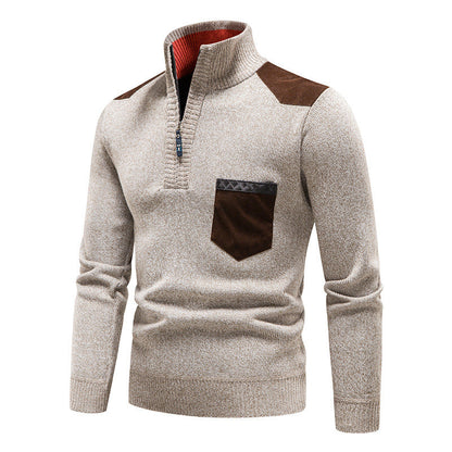 Rayne - Stylish men's sweater with zipper and pocket