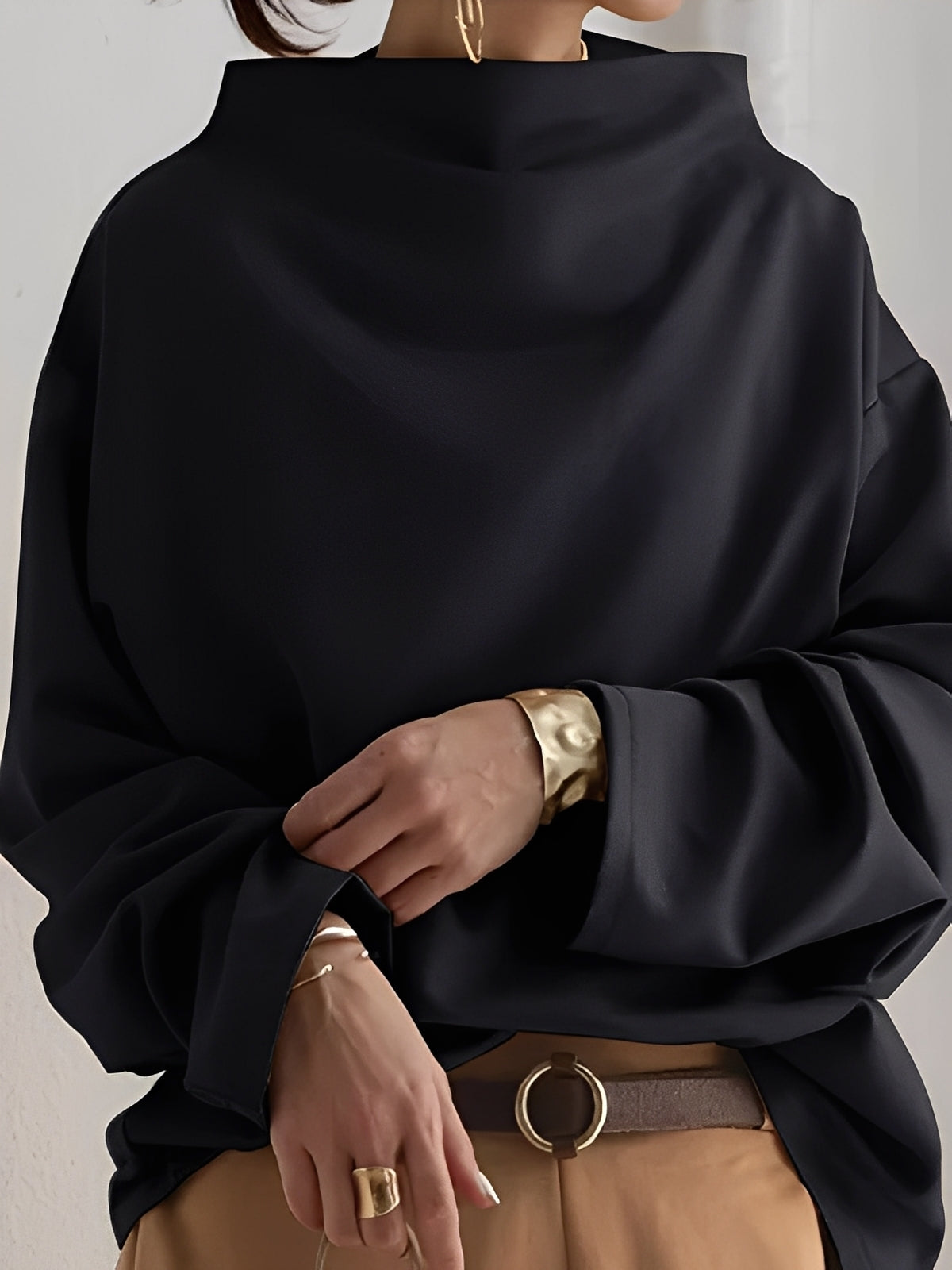 Bethney - Moderner, locker geschnittener Damenpullover