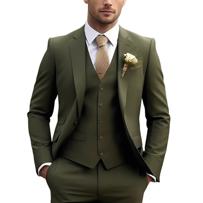 Austin - Traje de 3 piezas a la moda para hombre