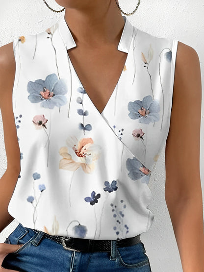 Lorna - Damen-Sommertop mit Blumenmuster