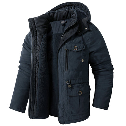 Daniel - Warme Winterjacke mit Kapuze für Herren