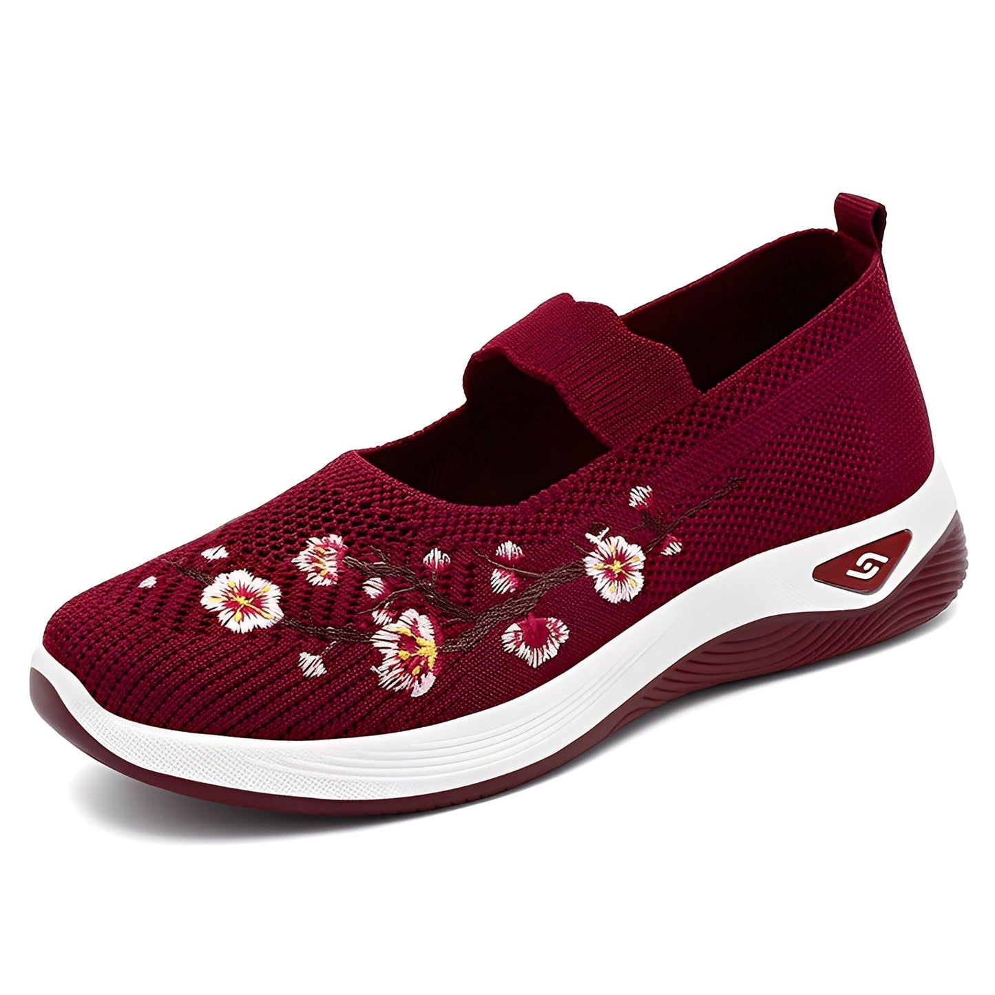 Jazmin - Comfortable and breathable women's shoes with embroidery