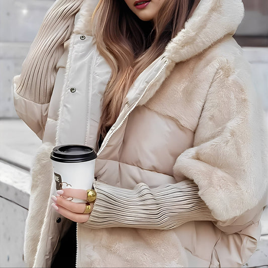 Alayna - Veste pour femmes avec fausse fourrure élégante