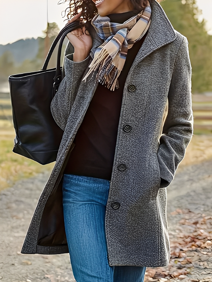 Jaclyn - Contemporary and versatile women's tweed coat