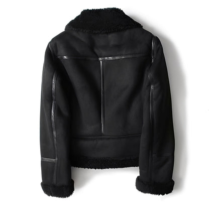 Serrena - Bequem warme Damenlederjacke