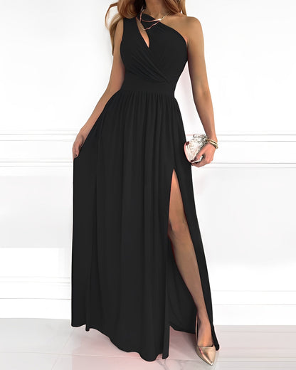 Carla - Elegantes Damen-Abendkleid mit Schlitz