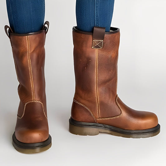 Maïwenn - Elegante Damen-Winterstiefel aus Leder