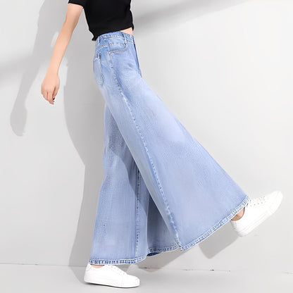 Isabelle - Trendige Damenjeans mit weitem Bein