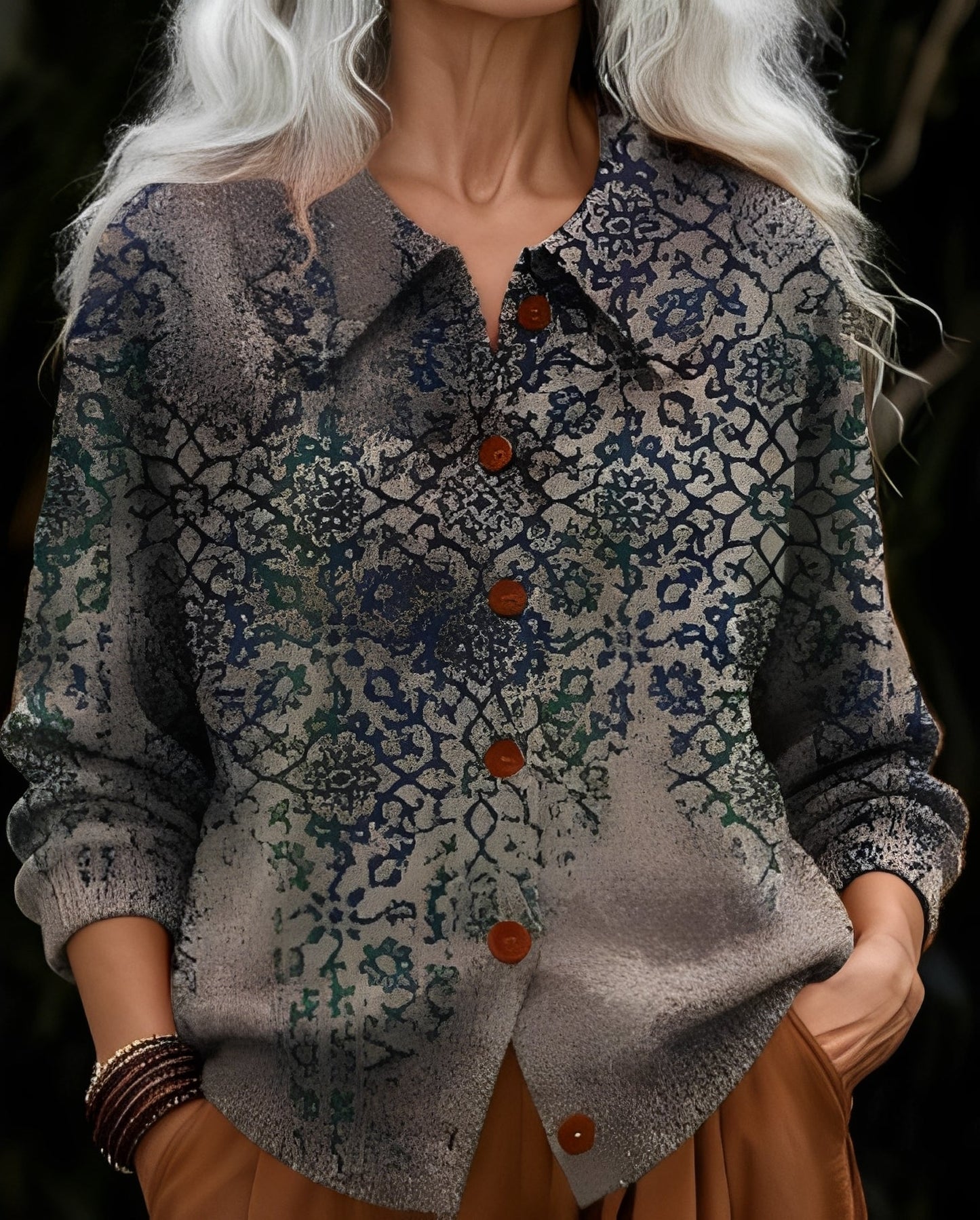 Yancy - módní, volně střižený dámský kardigan