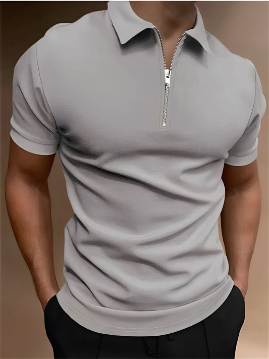 Carl - Bequemes Herren-Poloshirt mit Zipper
