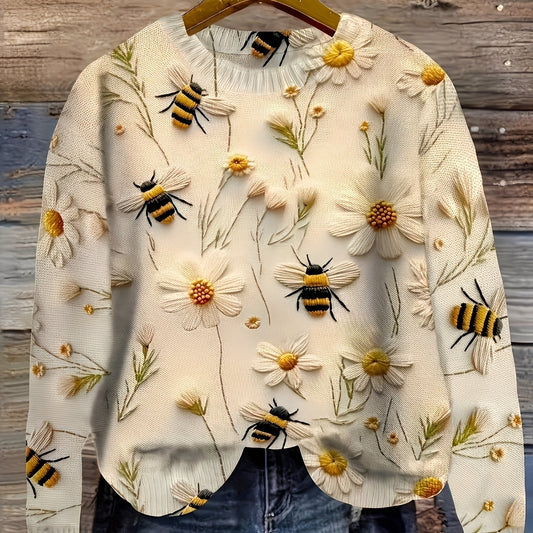 Eunice - Damenpullover aus Wolle im klassischen Stil