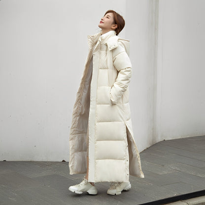 Maylis - Langer, warmer, gesteppt Damenwintermantel