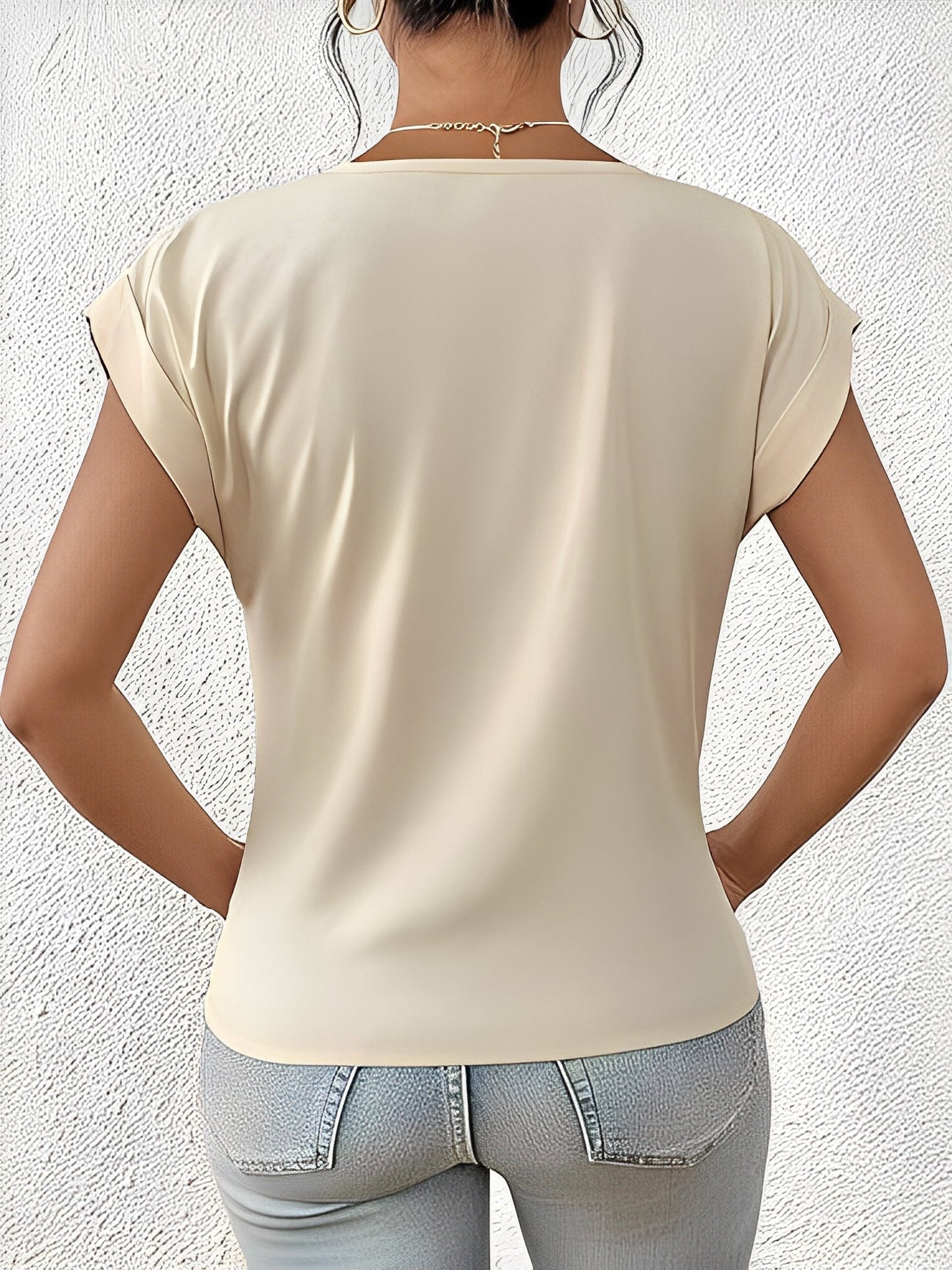 Jordana - Lässiges, unregelmäßiges Damen-T-Shirt