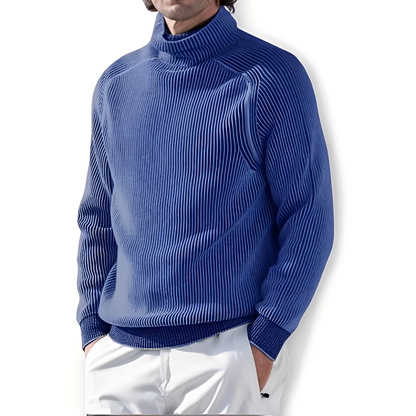 Jarrett - Men's cashmere sweater with high collar