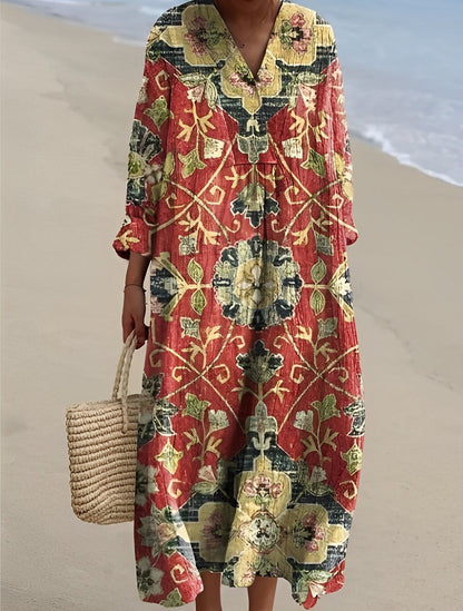 Myranda - Schickes Retro-Blumenkleid für Frauen
