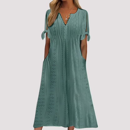 Maisy - Elegantes Damenkleid mit Ausschnitten