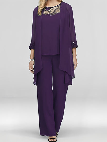 Nathalie - Stilvolles dreiteiliges Damen-Set