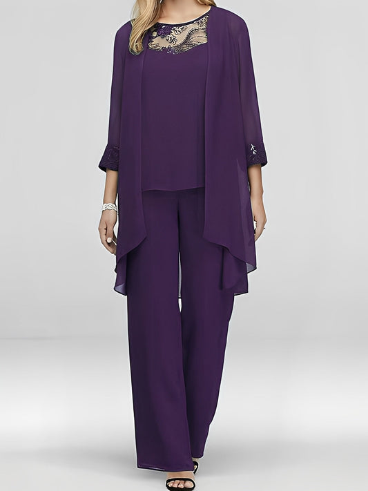 Nathalie - Stilvolles dreiteiliges Damen-Set