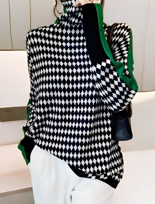 Bryony - Pull élégant pour femme avec col roulé