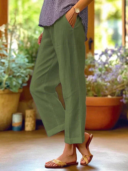 Oona - Sommer-Leinenhose für Damen