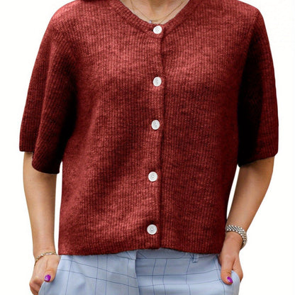 Margie - Legerer Cardigan mit kurzen Ärmeln für Damen