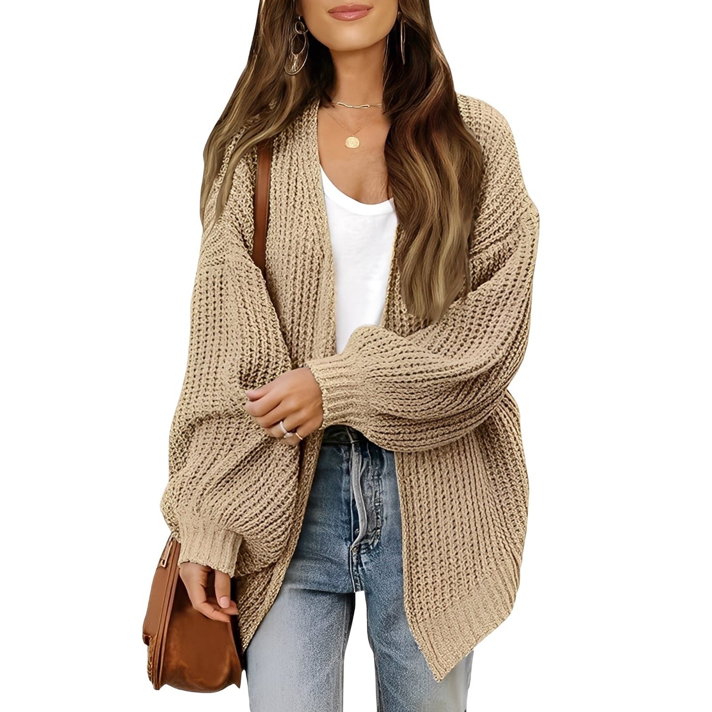 Nelly - Cardigan deschis confortabil pentru femei