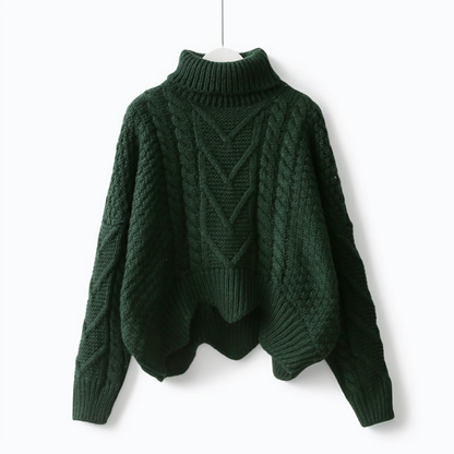 Catrina - Comfortable, warm turtleneck sweater for women