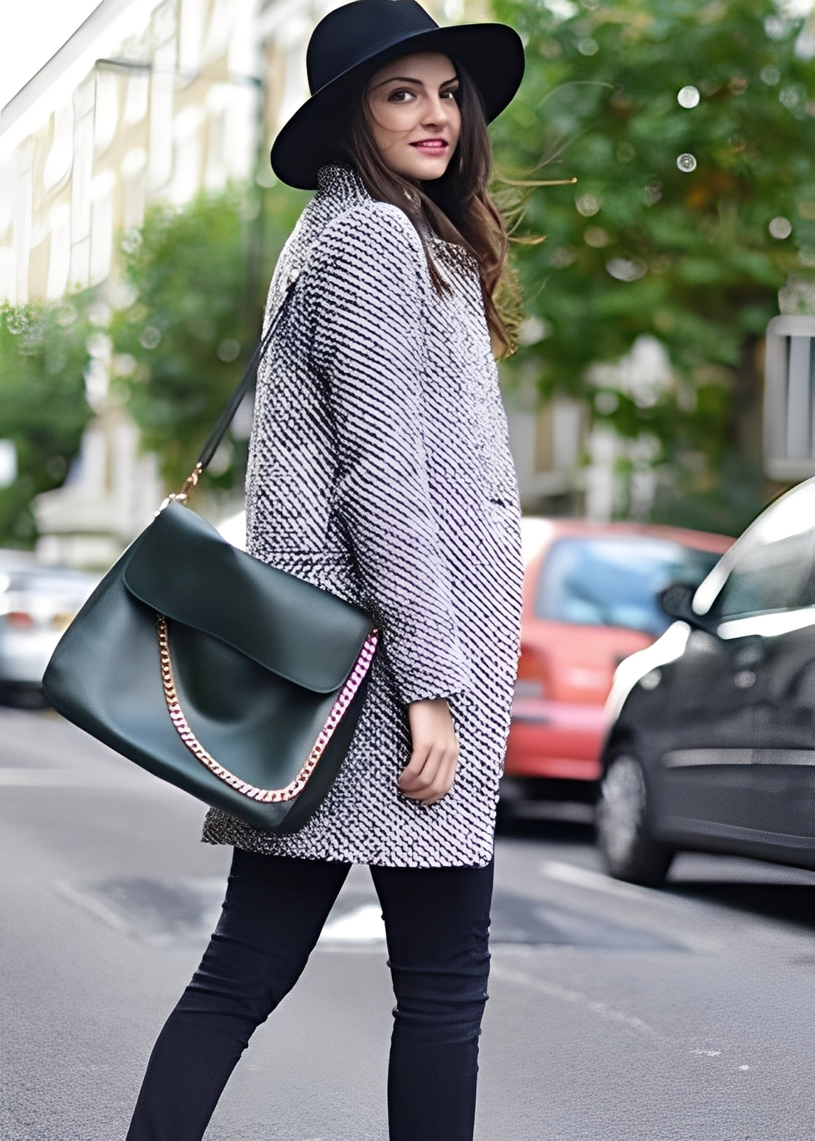 Pamelia - Elegant long women's coat