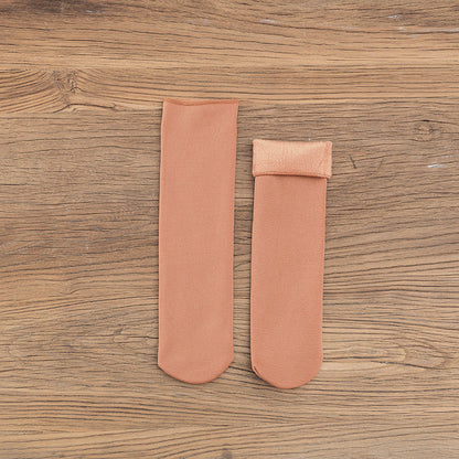 Gloria - Kuschelige Samt-Schneesocken für Damen