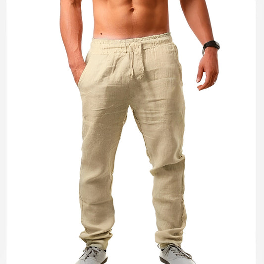 Chandler - Casula leichte Sommerhose aus Leinen für Herren