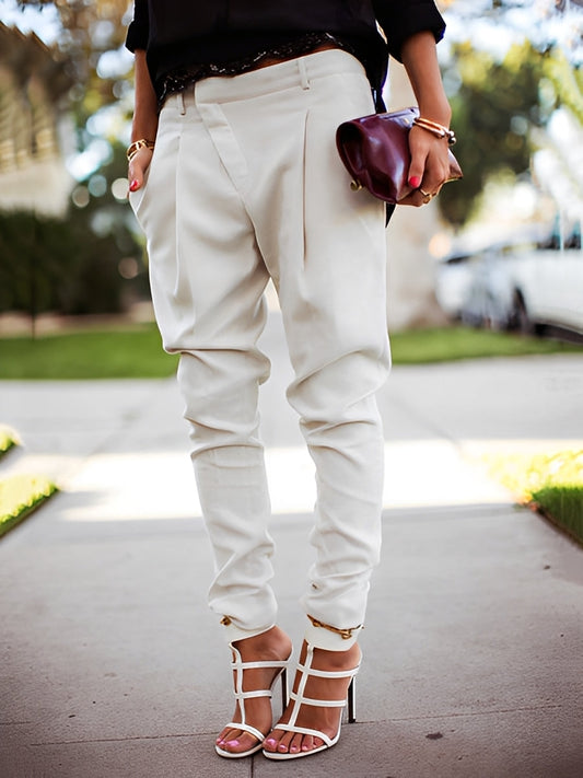 Skylynn - Pantalon femme à la mode avec taille haute