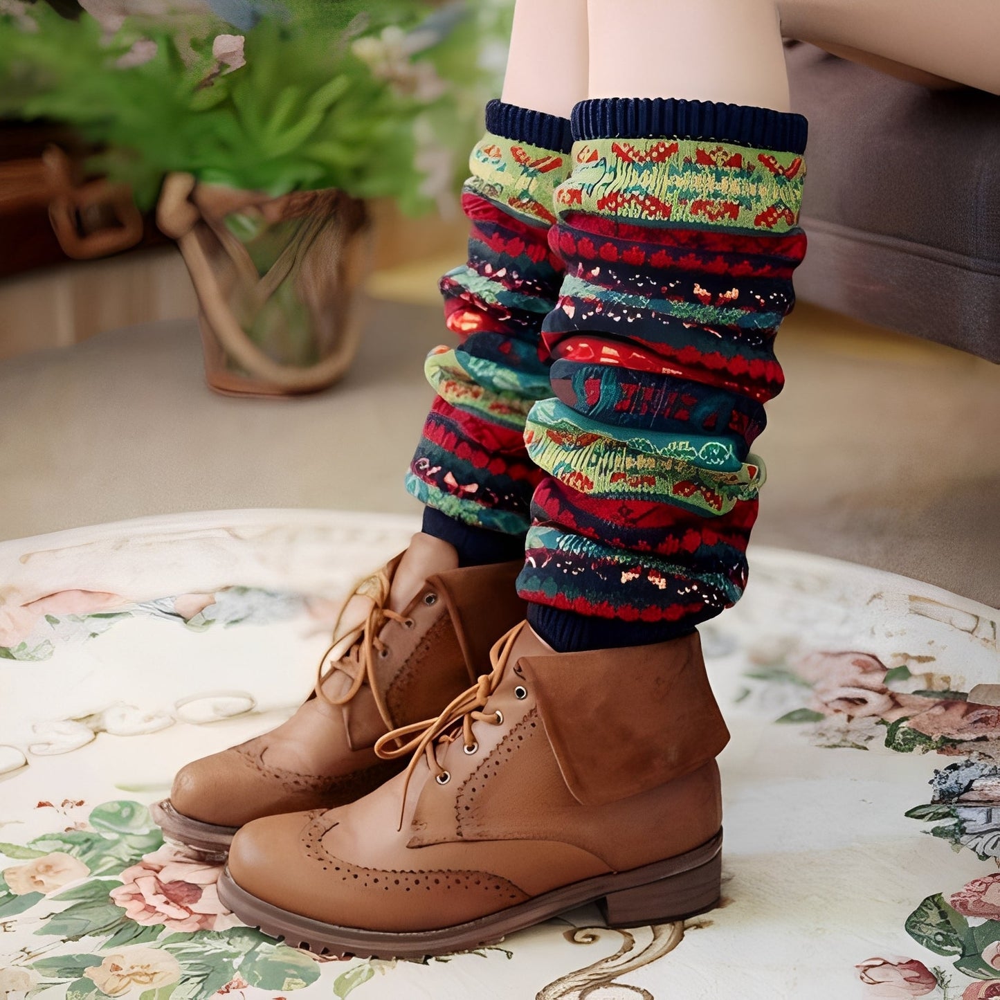 Suzanna - Modische, warme, dicke Baumwollsocken für Frauen