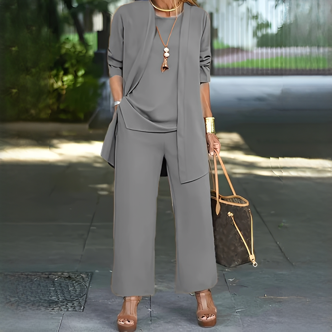 Aurella - Stilvolles dreiteiliges Set für Damen