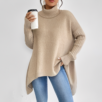 Maëlle - Damen-Kaschmir-Rollkragenpullover