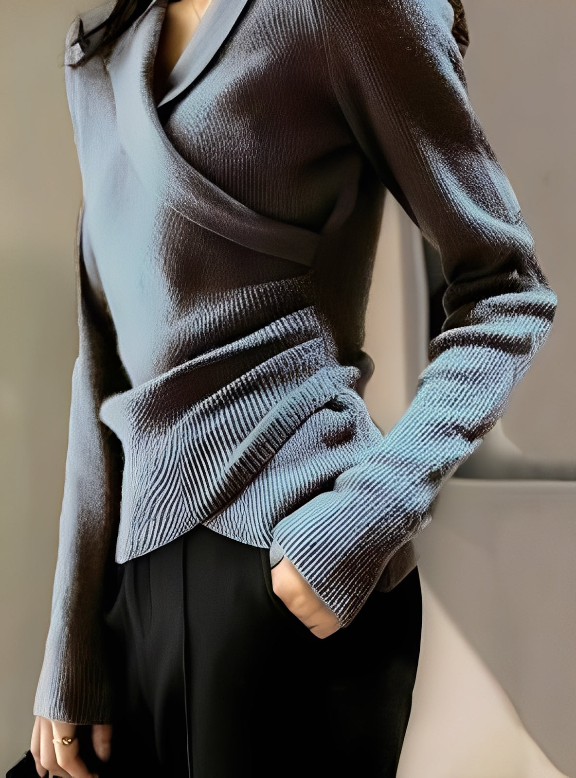 Kaelee - Pull femme traditionnel chaud en tricot