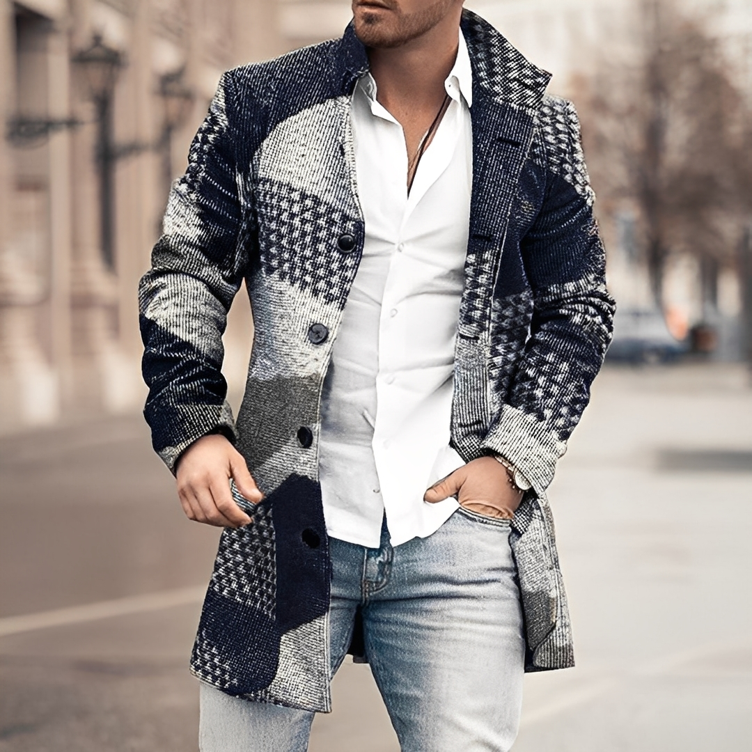 Louison - Cappotto elegante da uomo con bottoni