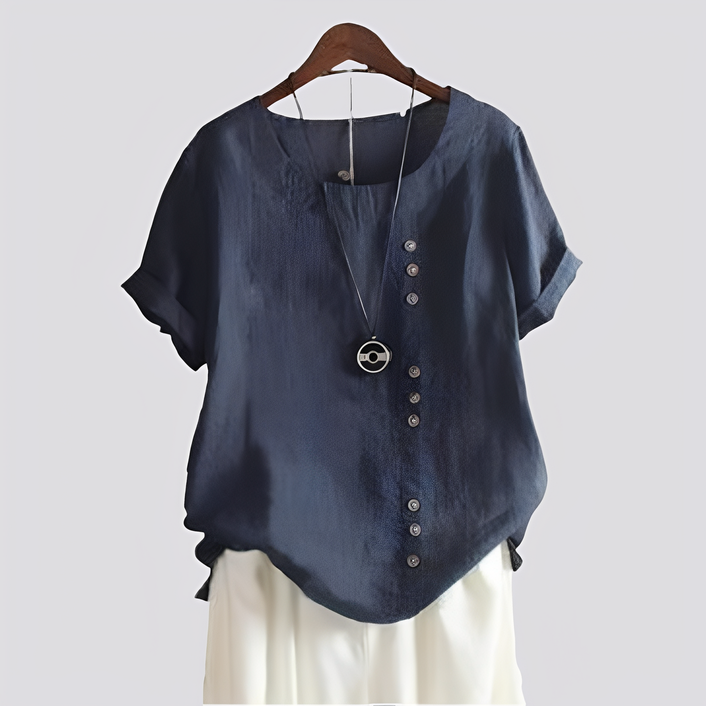 Isabelle - Bequemes Damen-Shirt mit kurzen Ärmeln